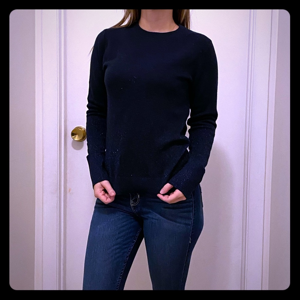 Navy sparkle sweater